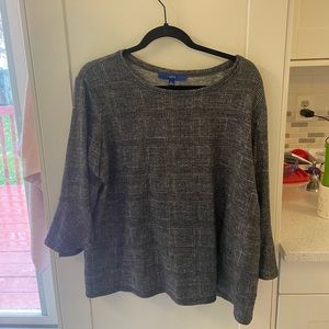 Business casual quarter bell sleeve women’s top